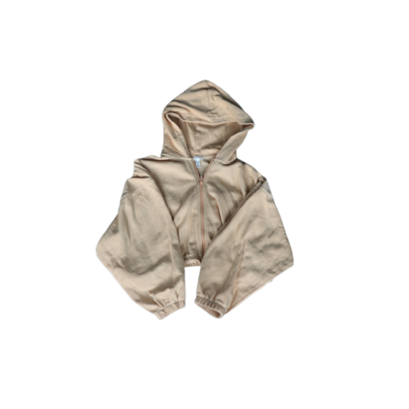 Damen Sweatshirtjacke Cremefarbend von H&M