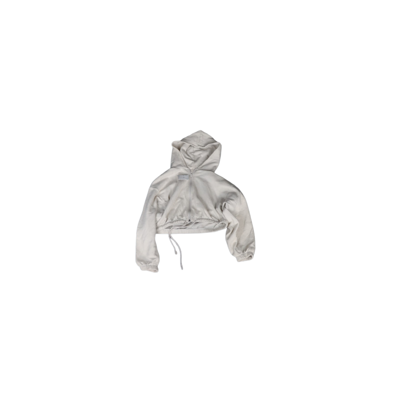 Damen Sweatshirtjacke in Weiß von H&M