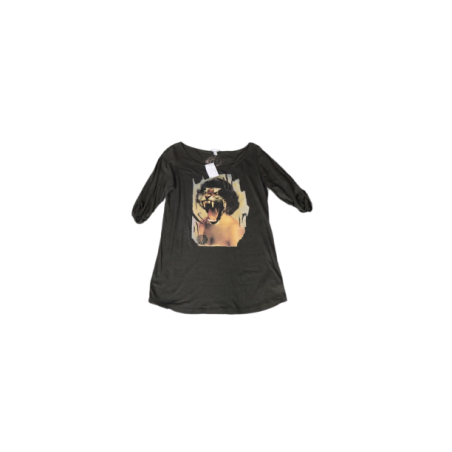 T-Shirt Schwarz/Gedruckt