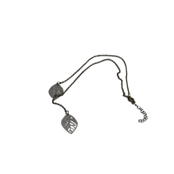 Blätterkette Silber