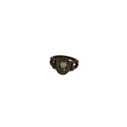 Ovaler Edelsteinring