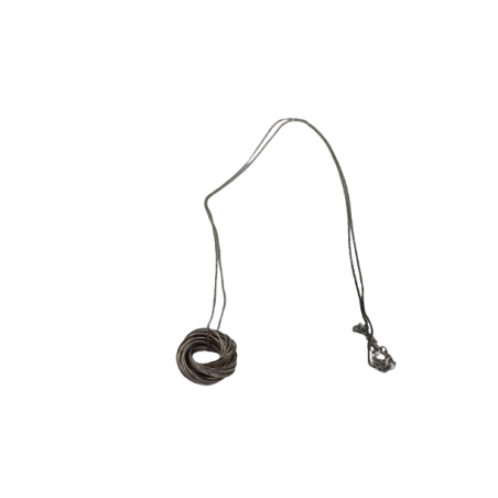 Silberringe Halskette