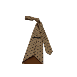 Krawatte Beige mit Blumen von Abrams