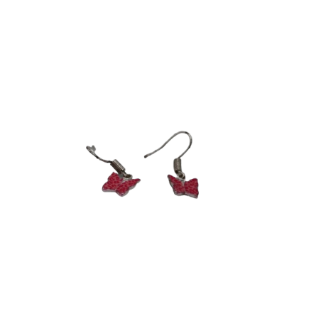 Ohrringe mit Rosa Schmetterlingen
