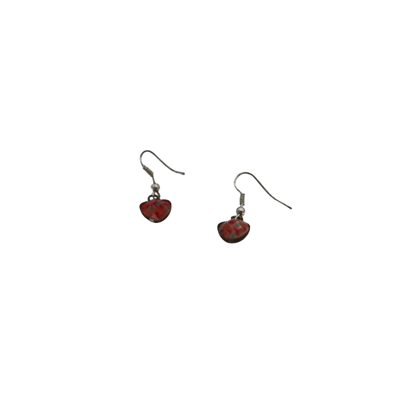 Ohrringe mit Roten Herzen
