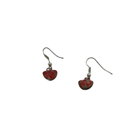 Ohrringe mit Roten Herzen
