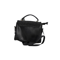 Handtasche in Schwarz und Glitzer