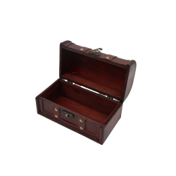 Holztruhe Weinrot von Nanu-Nana