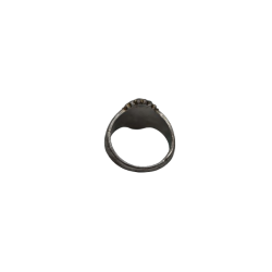 Kupferring Muster mit Stein