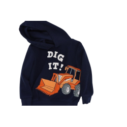 Kinder Pullover Blau bedruckt von C&A