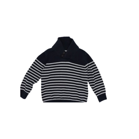 Kinder Pullover Blau-Weiß von Homestate