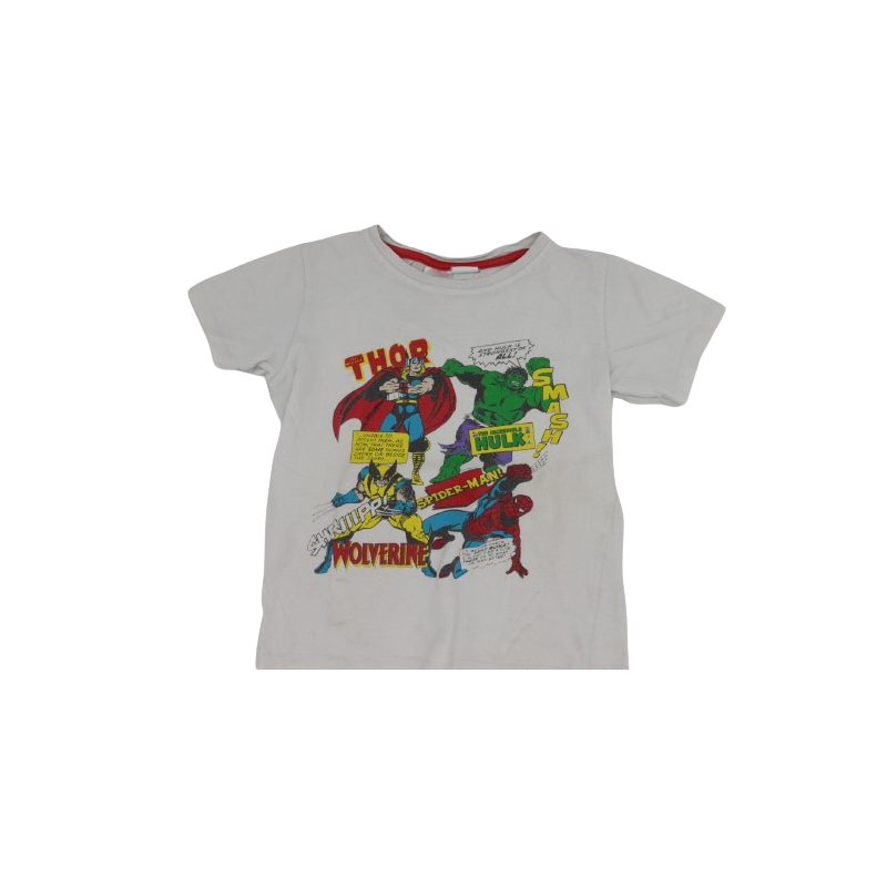 Kinder T-Shirt Weiß bedruckt von Zara