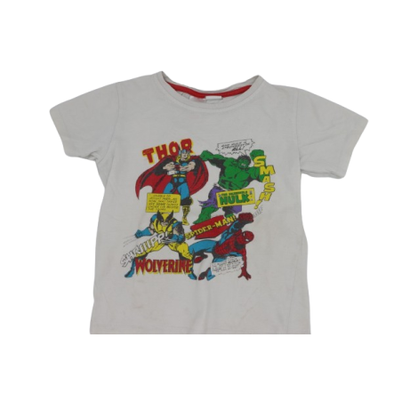 Kinder T-Shirt Weiß bedruckt von Zara