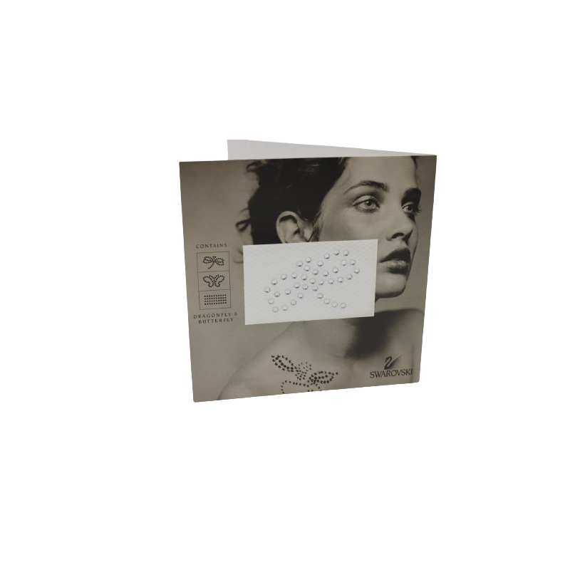 2 Glitzerstein Tattoos von Swarovski