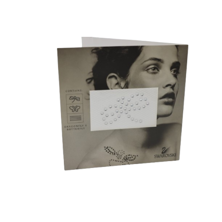 2 Glitzerstein Tattoos von Swarovski