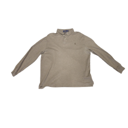 Poloshirt (Langarm)in Beige von Polo Ralph Lauren