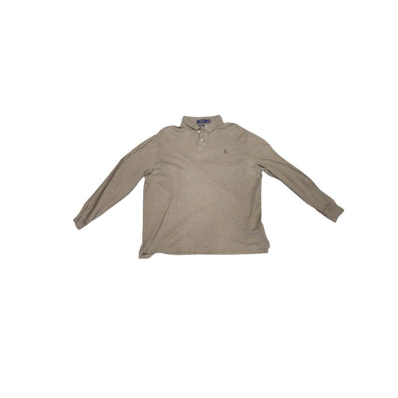Poloshirt (Langarm)in Beige von Polo Ralph Lauren