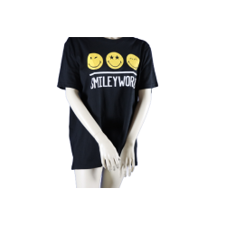 T-Shirt Schwarz/Gelb (bedruckt) von Smiley World